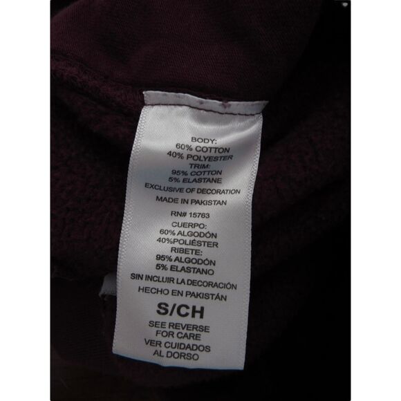 Champion Big C Logo Joggers Mens S Maroon Purple Sweatpants - Picture 5 of 6